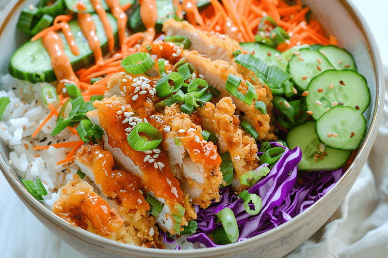 Bang Bang Chicken Bowl Recipe: Creamy, Spicy Perfection