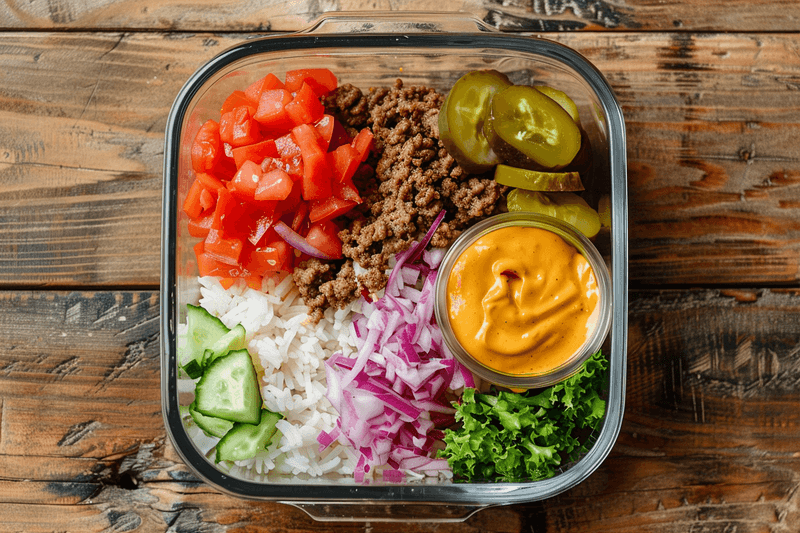 Burger Bowls: Easy Meal Prep for the Whole Week