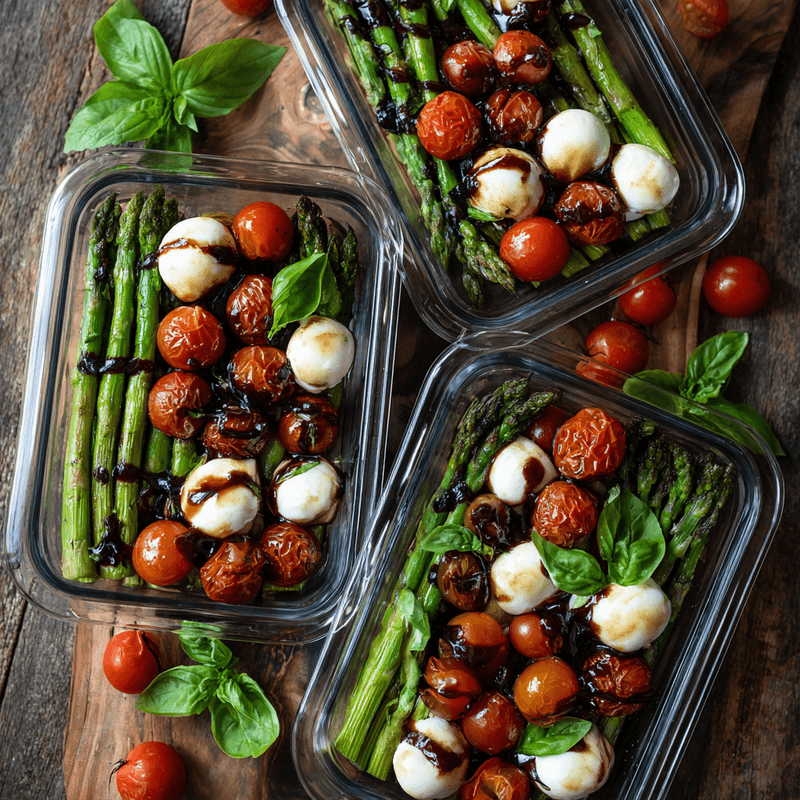 Caprese Roasted Asparagus: The Ultimate Meal Prep Recipe