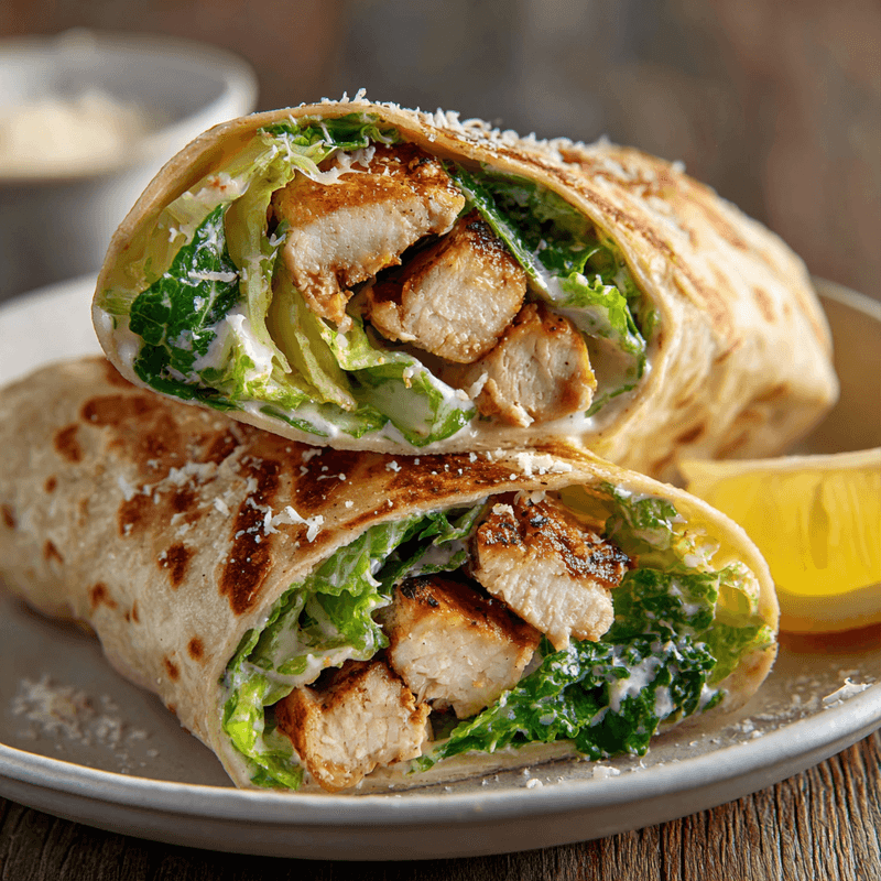 Chicken Caesar Wrap Recipe: Easy & Delicious