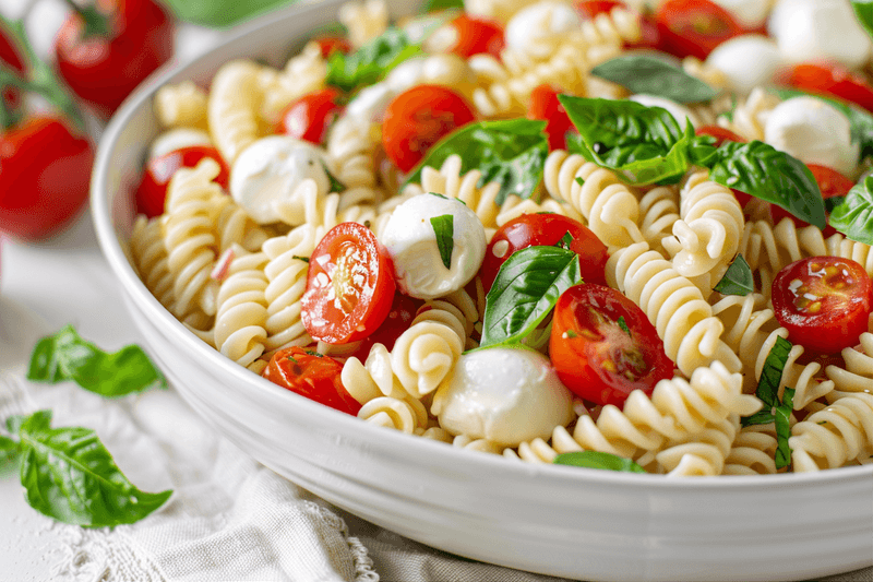 Creamy Caprese Pasta Salad That Steals the Show