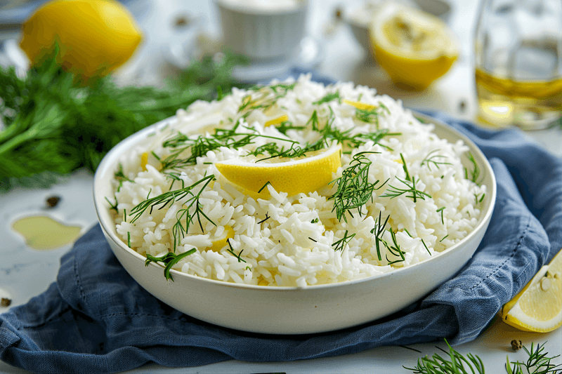 Flavorful Greek Lemon Rice Recipe | Healthy & Delicious
