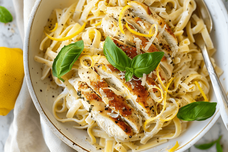 Lemon Chicken Pasta: Bright, Creamy Mediterranean Delight