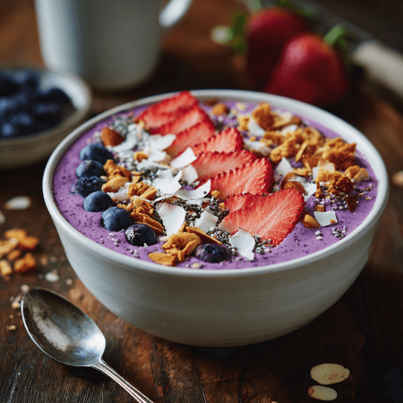 5-Minute Smoothie Bowl for One (with Greek Yogurt)