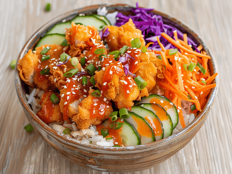 Bang Bang Chicken Bowl - Prepper Protein Recipe