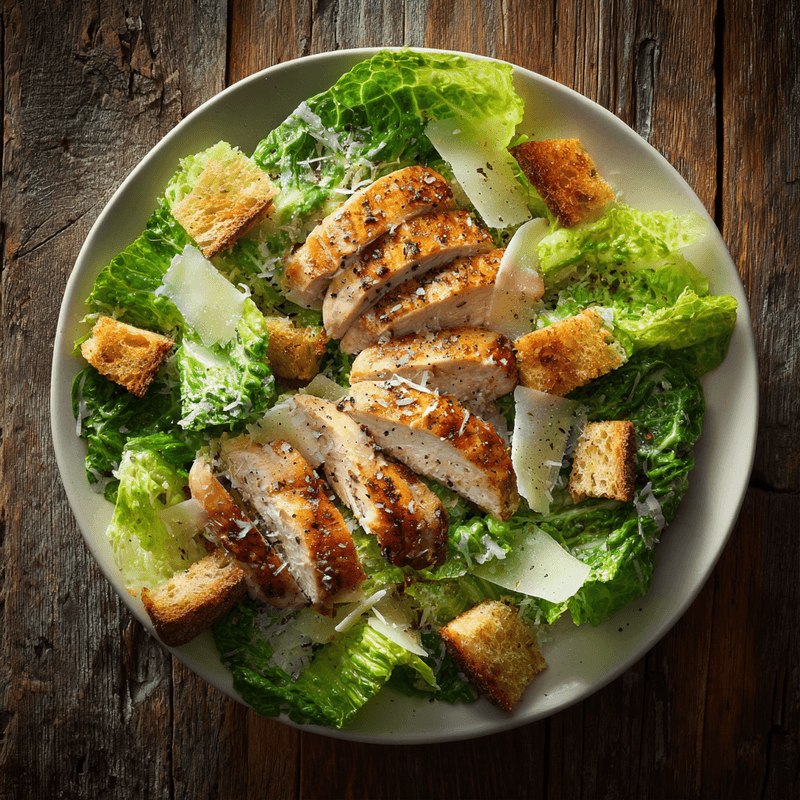 Best Chicken Caesar Salad With Homemade Croutons