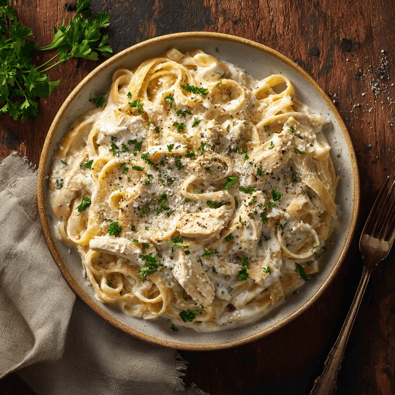 BEST Crockpot Chicken Alfredo Recipe Ever Made