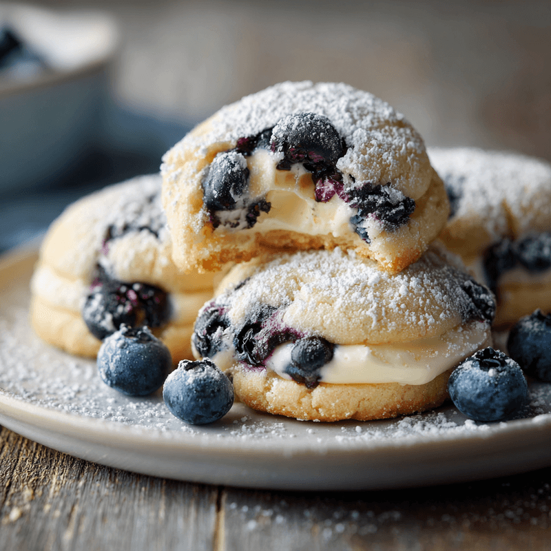 Blueberry Cheesecake Cookies Recipe Easy And Delicious