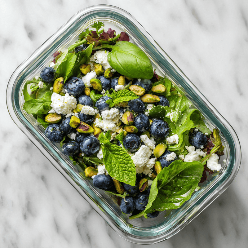 Blueberry Pistachio Spring Salad Meal Prep Guide