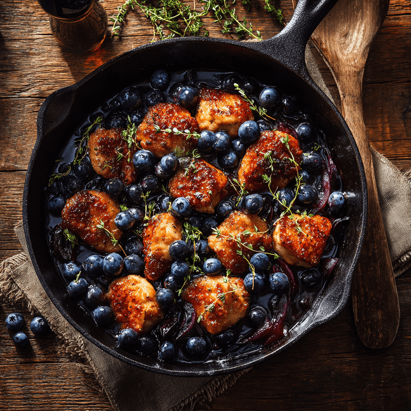 Blueberry Thyme Chicken: Mouth-Watering Dinner Party Recipe