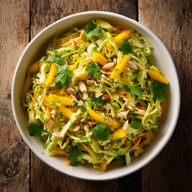 Bright & Crunchy Mango Slaw: A Sweet, Healthy Delight