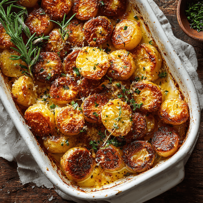 Butter Swim Parmesan Roasted Red Potatoes Recipe