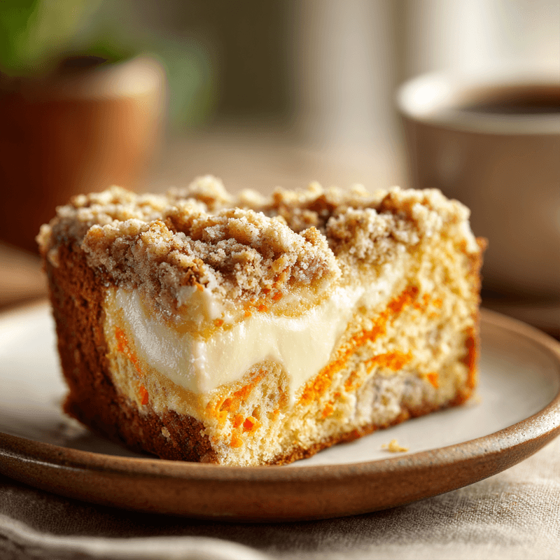 Carrot Cake Coffee Cake Recipe - Easy & Delicious