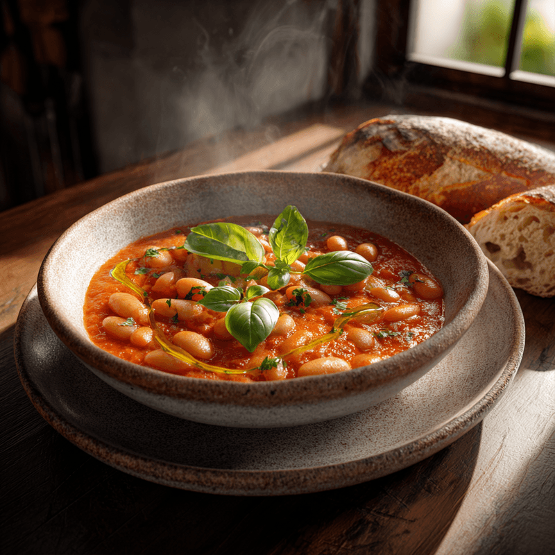 Creamy Tomato White Bean Stew Recipe - Cook with Lucia