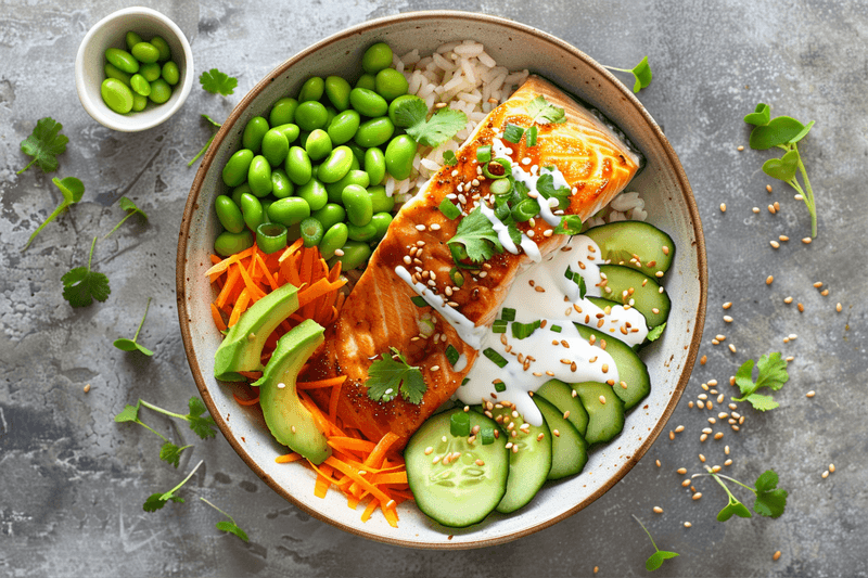 Crispy Salmon Bowls: Healthy, Flavor-Packed Delight