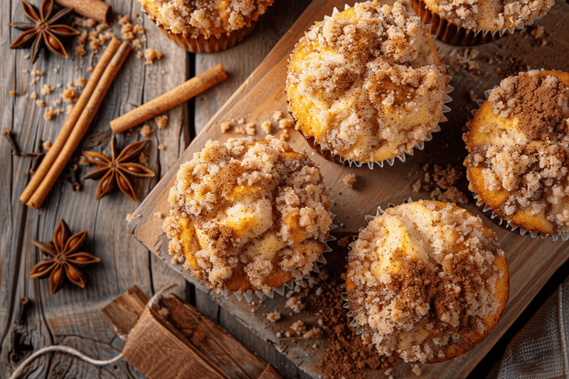 Sourdough Coffee Cake Muffins Recipe - Quick & Delicious