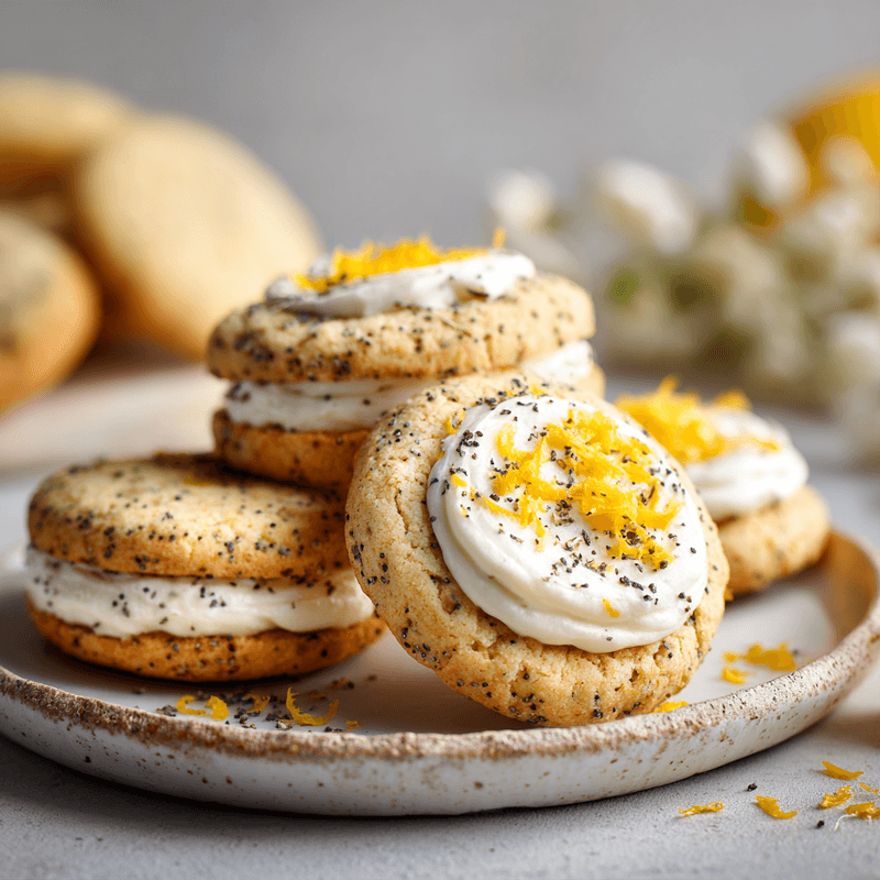 Lemon Poppy Seed Cheesecake Cookies Recipe