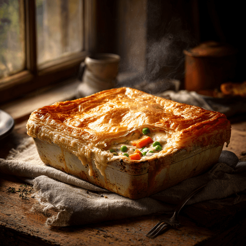 Easy Homemade Chicken Pot Pie Casserole Recipe
