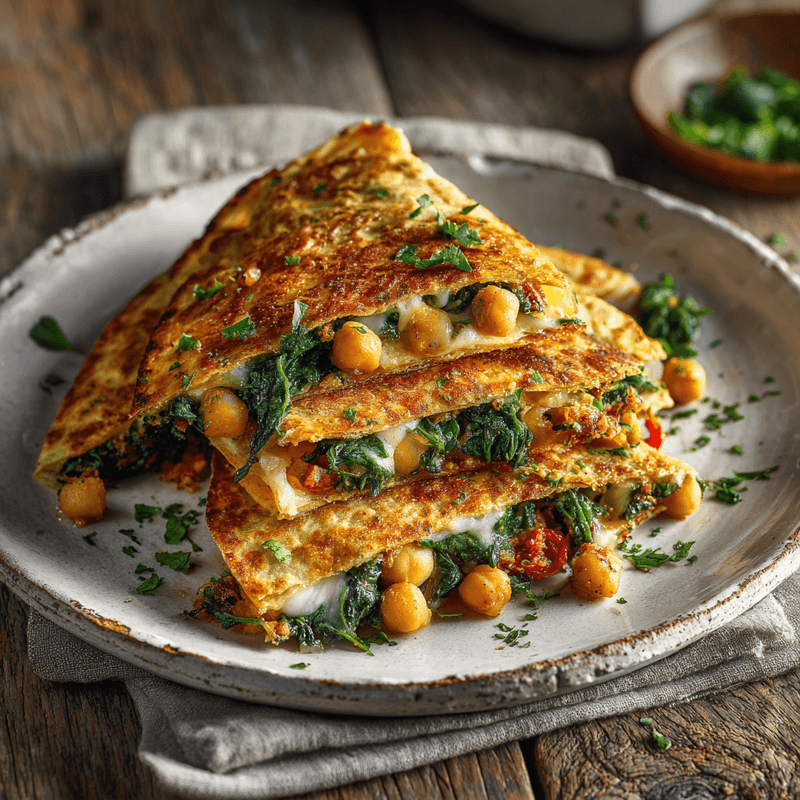 Easy Mediterranean Quesadillas on a Budget