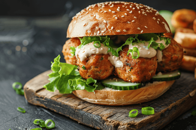 Ginger Chicken Meatball Sandwich Recipe: Flavorful & Easy