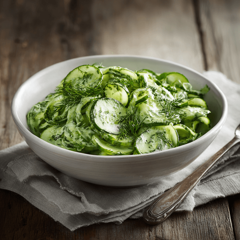 Green Goddess Cucumber Salad | Fresh & Easy Budget Recipe