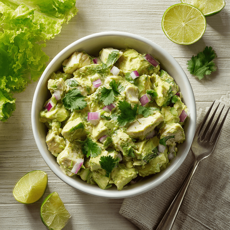 Healthy Avocado Chicken Salad Recipe | Fresh & Creamy