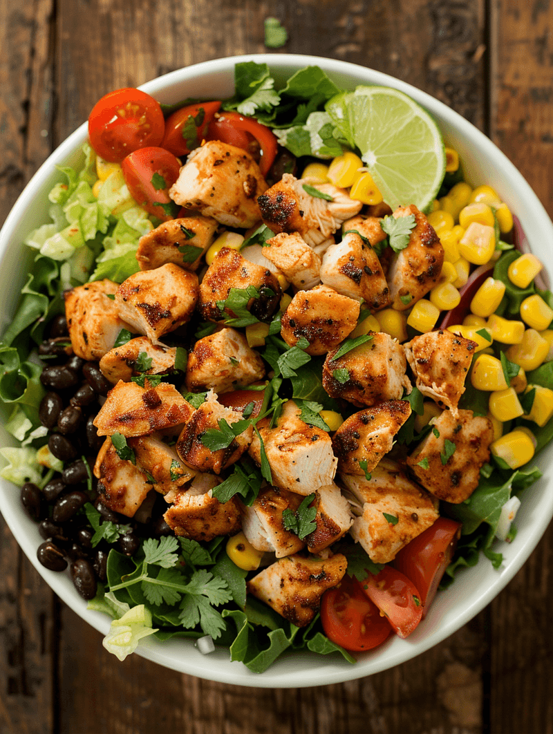 High Protein Southwest Chicken Salad (Budget-Friendly!)