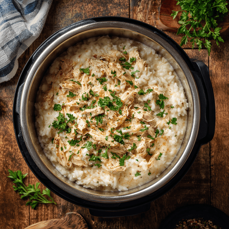 Instant Pot Creamy Chicken and Rice: Easy Comfort Food