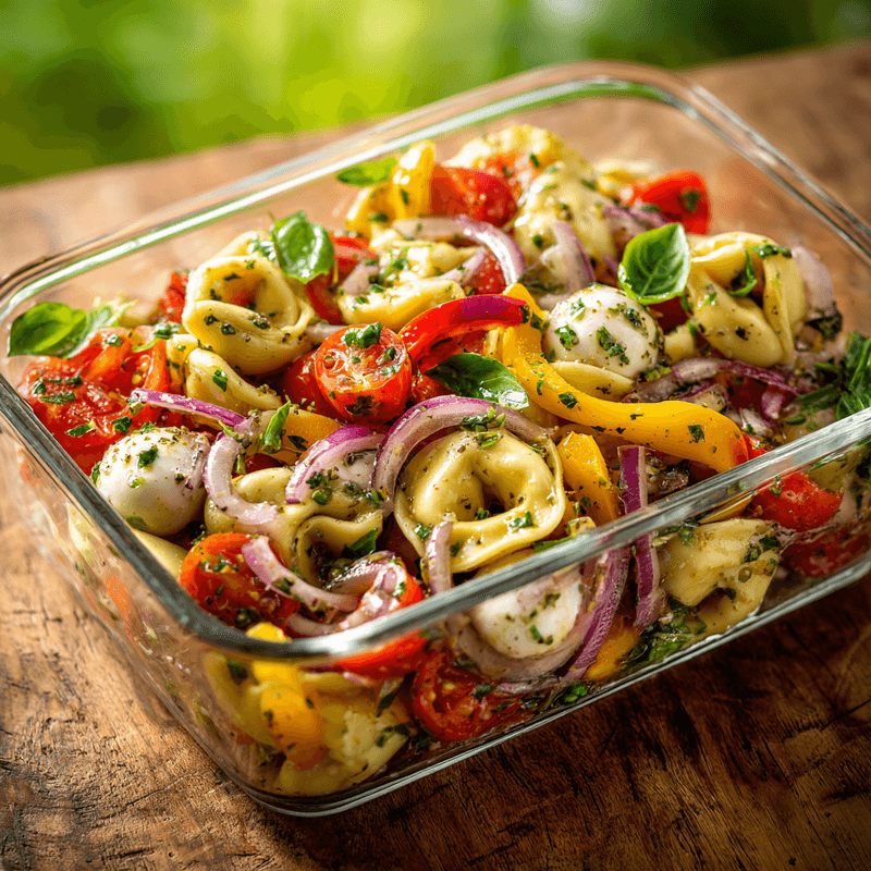 Italian Tortellini Pasta Salad Meal Prep Guide