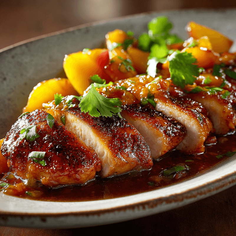 Jalapeño Peach Chicken: Sweet Heat Perfection