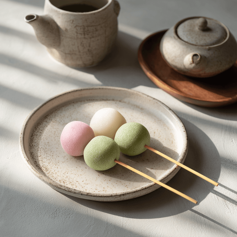 Japanese Dango Recipe 🍡 | Sweet Mochi Balls