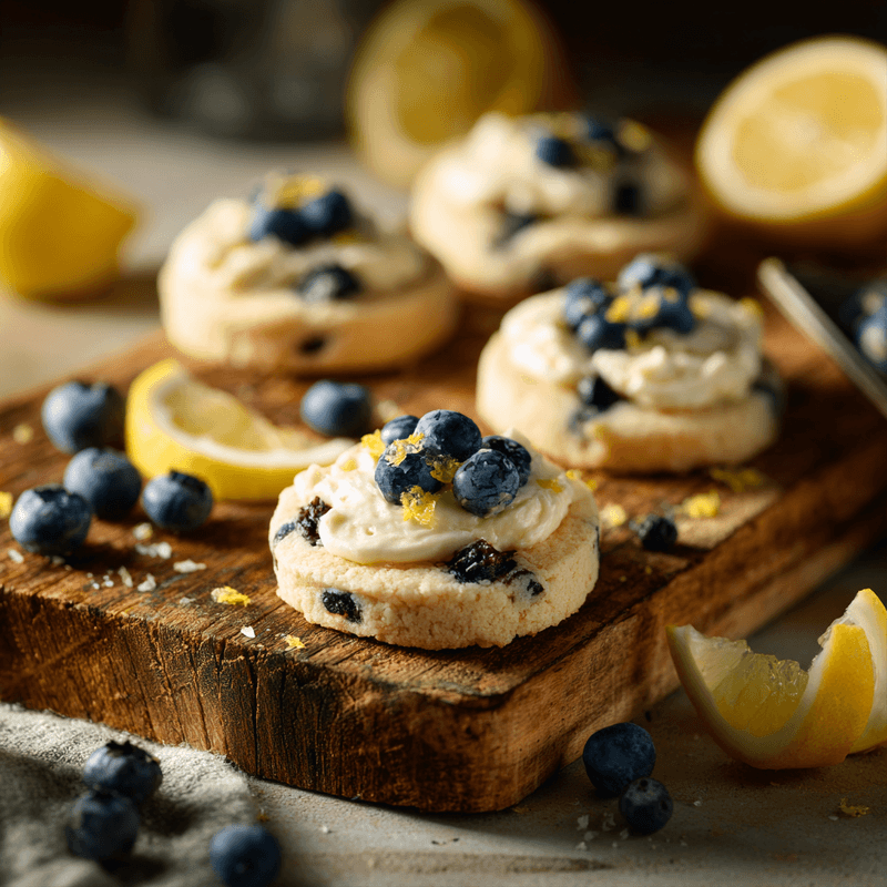 Lemon Blueberry Cheesecake Cookies – Easy Recipe