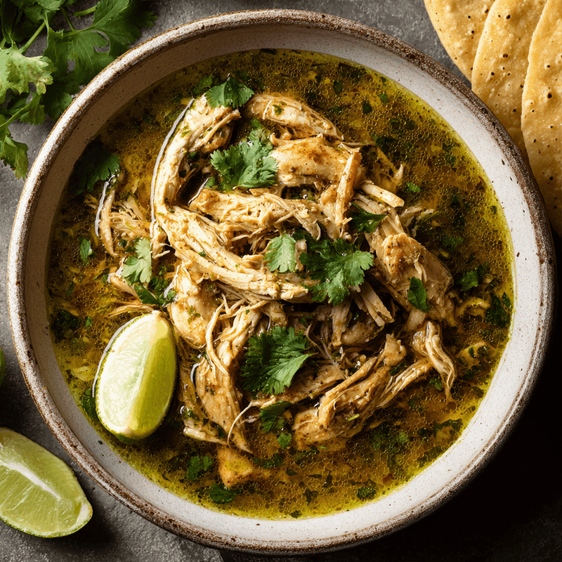 Zesty Salsa Verde Chicken – Easy Crockpot Recipe