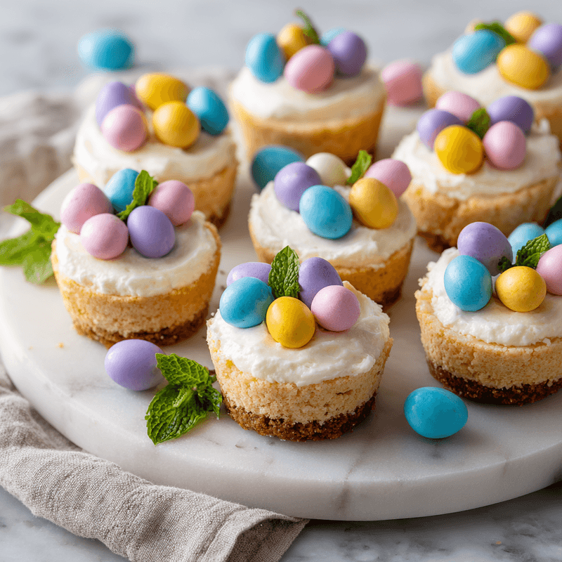 No-Bake Mini Egg Cheesecake: A Showstopping Dessert