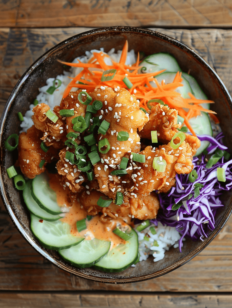 Best Bang Bang Chicken Bowl Recipe in 30 Minutes