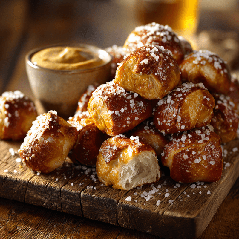 Soft Sourdough Pretzel Bites Recipe | Healthy Snacking