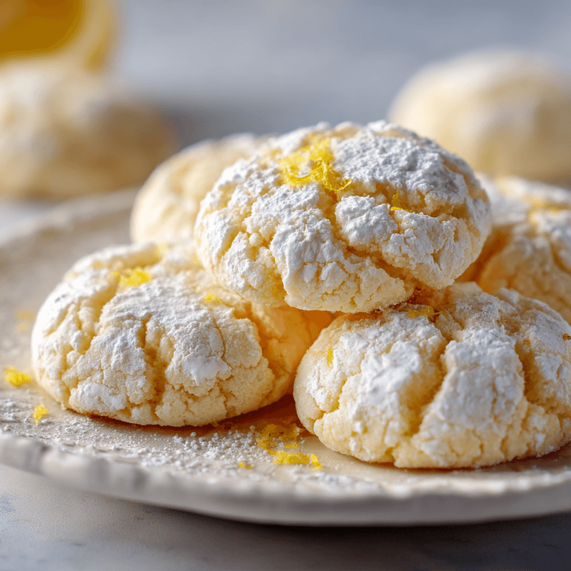 Springtime Crinkle Cookies That Melt in Your Mouth
