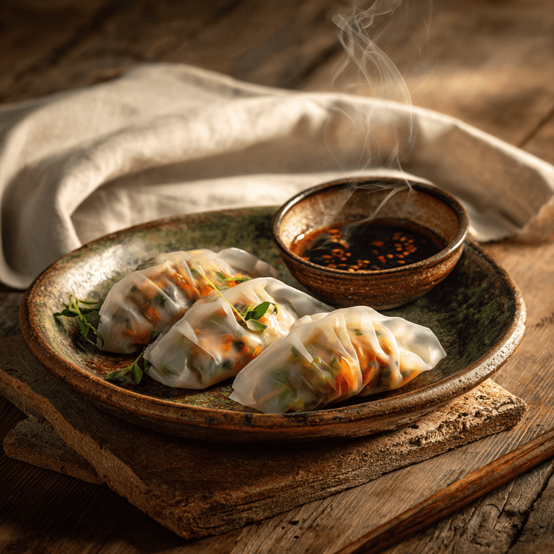 Steamed Rice Paper Dumplings (GF/DF) - Quick & Easy
