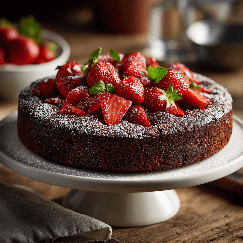 Strawberry Chocolate Cake: Quick & Decadent Dessert