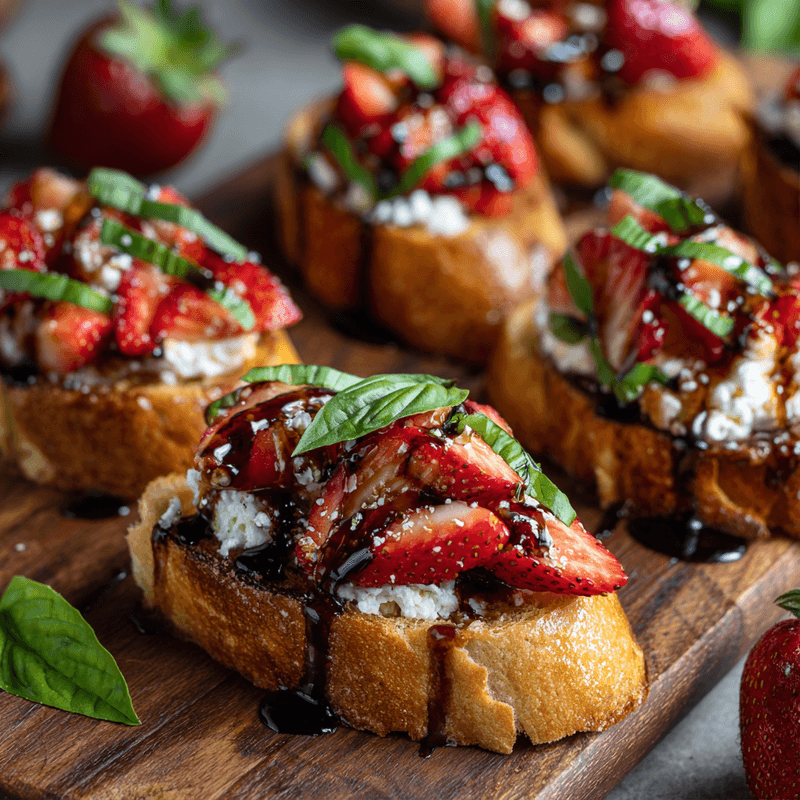 Strawberry Ricotta Bruschetta: Elegant & Easy Appetizer