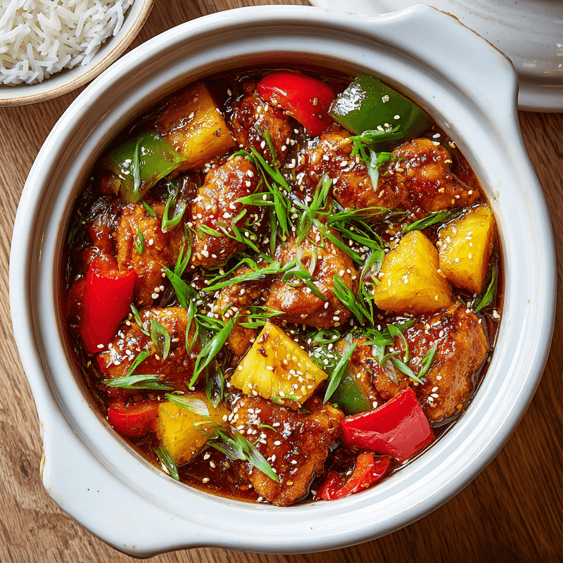 Sweet Hawaiian Crockpot Chicken - Easy Dinner Recipe