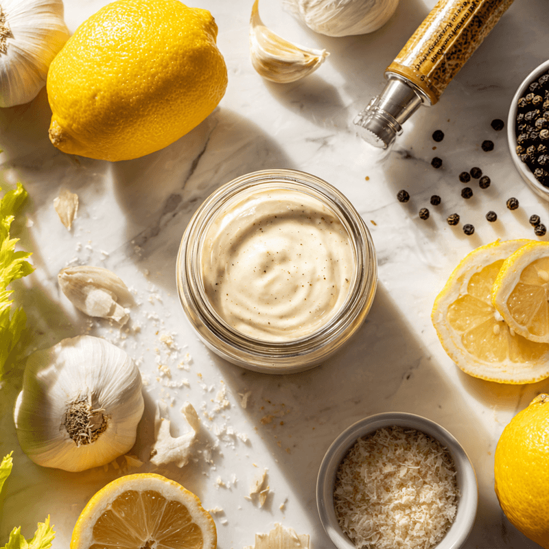 The Best Caesar Dressing Recipe (Creamy & Healthy)