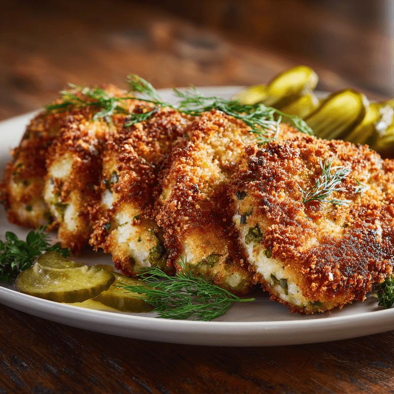 The Best Crispy Dill Pickle Parmesan Chicken Recipe