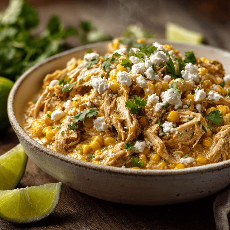 Slow-Cooker Street Corn Chicken Recipe | Easy Dinner