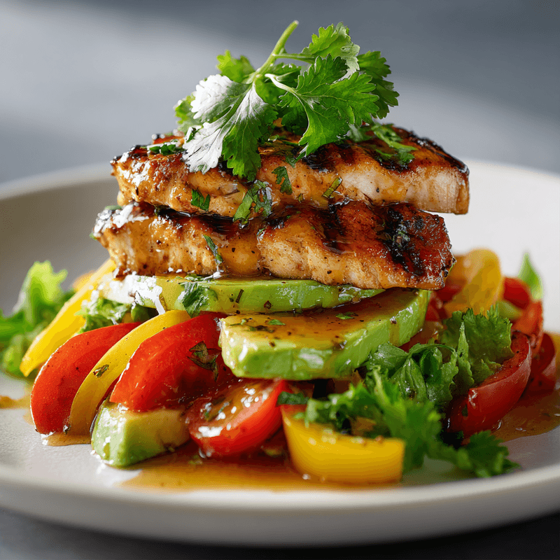 Honey Lime Chicken Stack Recipe - Fresh & Flavorful